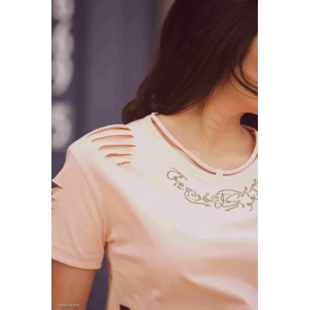 Crop-top Rose - MAZIJ