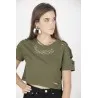 Crop-top Vert - MAZIJ