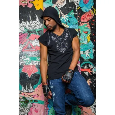 T-shirt Jebba noir - MAZIJ