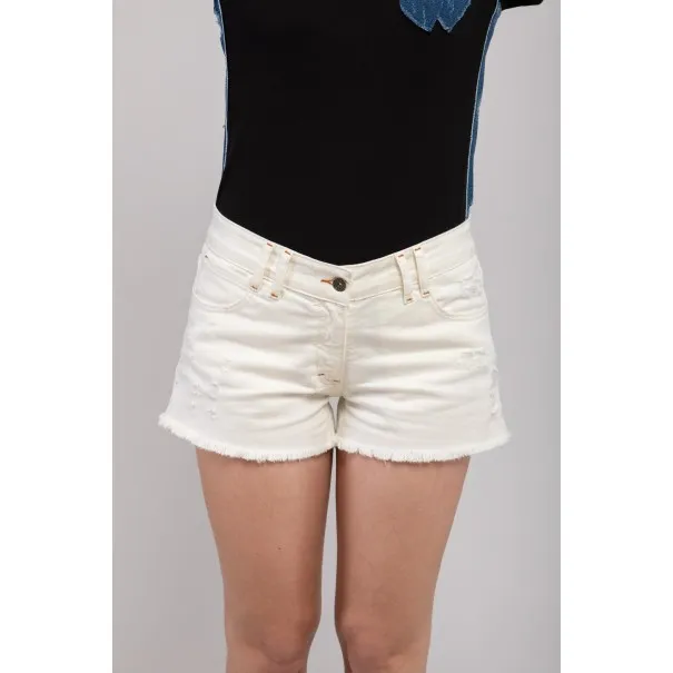 Short jean blanc - MAZIJ