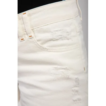 Short jean blanc - MAZIJ