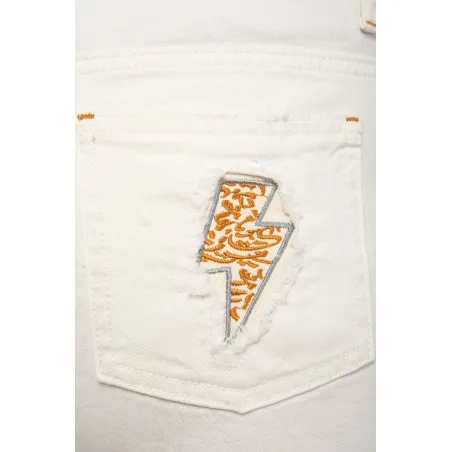 Short jean blanc - MAZIJ