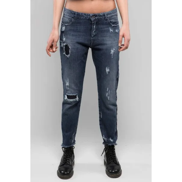 Pantalon Jean Bleu délavé - MAZIJ