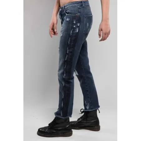 Pantalon Jean Bleu délavé - MAZIJ