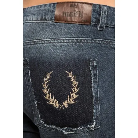 Pantalon Jean Bleu délavé - MAZIJ