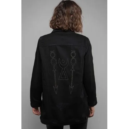 Veste femme Noire pièce unique - MAZIJ