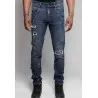 Pantalon jean homme bleu délavé - MAZIJ
