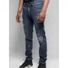 Pantalon jean homme bleu délavé - MAZIJ