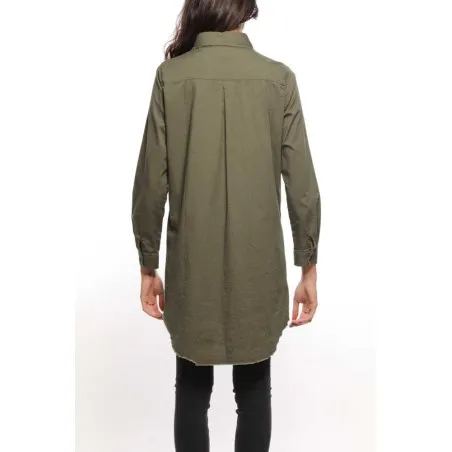 Chemise robe verte - MAZIJ