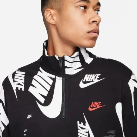Sweatshirt Homme M NK CLUB+ BB HZ TOP SWOOSH - NIKE