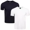 Lot de 2 t-shirts ras du cou Champion Original pour homme – Noir et blanc - CHAMPION