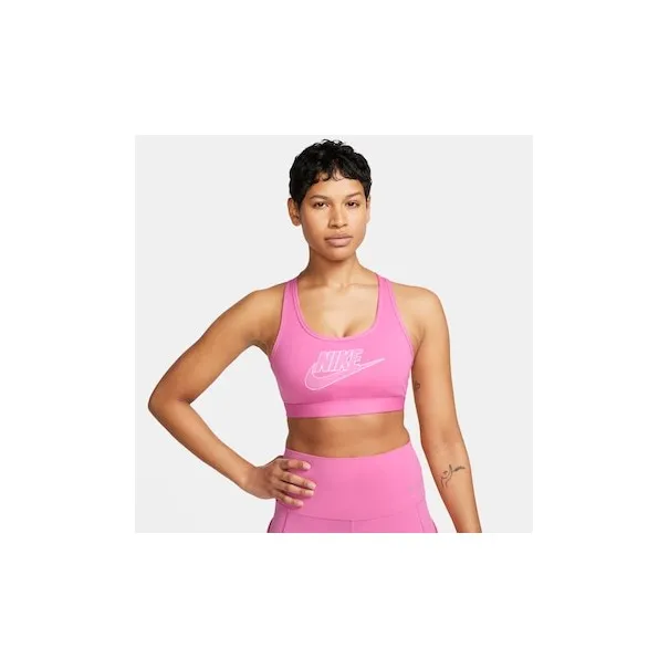 Haut d'entraînement Femme NIKE W NK SWSH MED SPT FUTURA BRA - NIKE