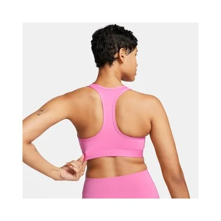 Haut d'entraînement Femme NIKE W NK SWSH MED SPT FUTURA BRA - NIKE