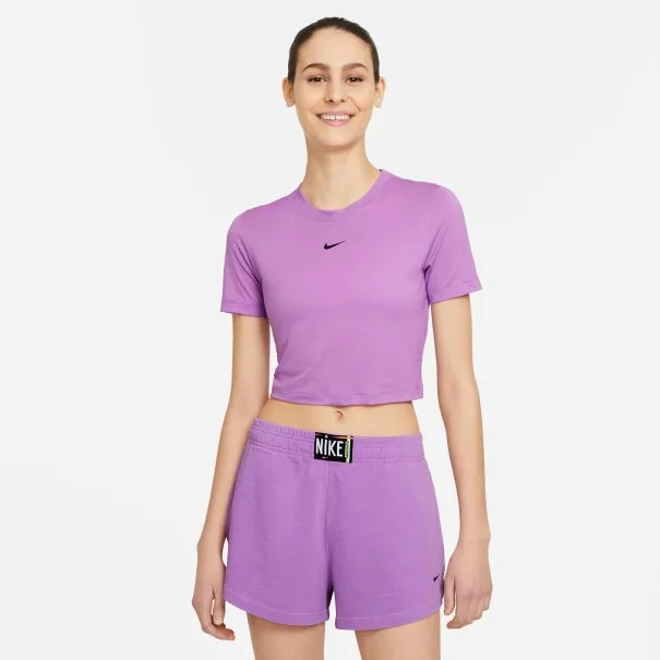 Tops NIKE W NSW ESSNTL TEE SLIM CRP LBR - NIKE