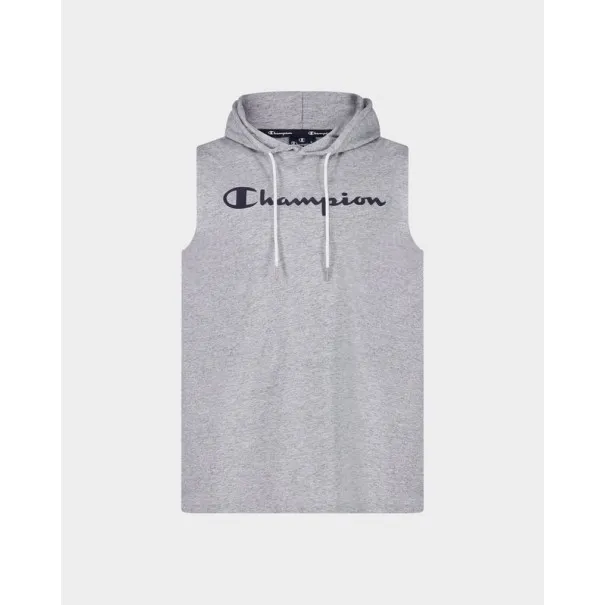 CHAMPION HOODED SLEEVELESS T-SHIRT - CHAMPION