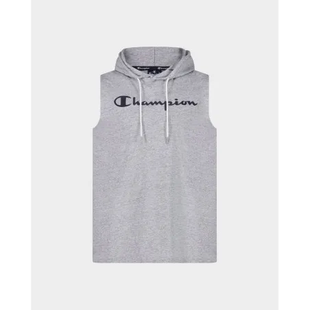 CHAMPION HOODED SLEEVELESS T-SHIRT - CHAMPION