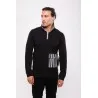 Pull Col Montant Noir - MAZIJ