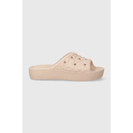 Mules Femmes CROCS CLASSIC PLATFORM GEOMTRC SLIDE - CROCS