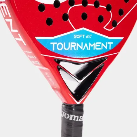 JOMA® | Raquette de padel tournament soft rouge blanc - JOMA