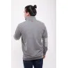 Pull Col Montant Gris - MAZIJ