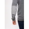 Pull Col Montant Gris - MAZIJ