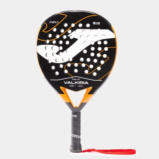 JOMA® | Raquette de padel valkiria flex noir orange fluor - JOMA