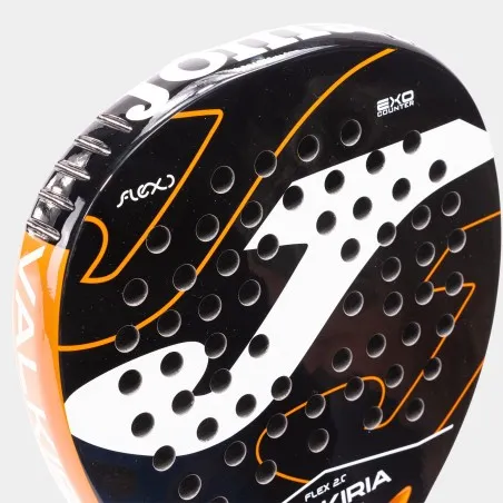 JOMA® | Raquette de padel valkiria flex noir orange fluor - JOMA