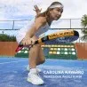 JOMA® | Raquette de padel valkiria pro noir orange - JOMA