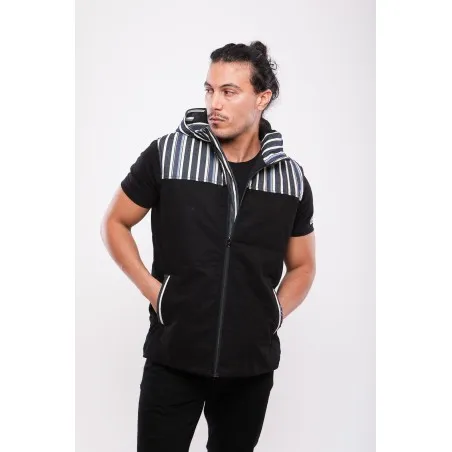 Doudoune "Phoenicia Hooded" Rayée - MAZIJ