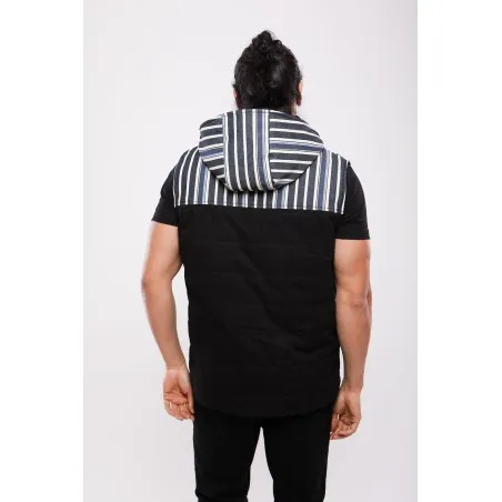 Doudoune "Phoenicia Hooded" Rayée - MAZIJ