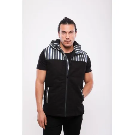 Doudoune "Phoenicia Hooded" Rayée - MAZIJ