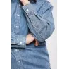 Chemise en Jean – Col Volanté - MAZIJ