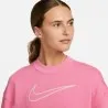 Nike Femme – Nike Dri-FIT Restez en forme – Rose/Blanc - NIKE