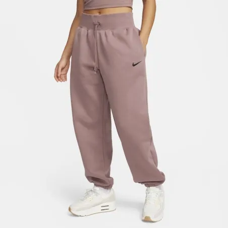 Nike Femme – Nike Sportswear Phoenix en polaire – Mauve fumé/noir - NIKE