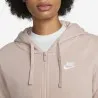 Nike Femme -Sweat à capuche Nike Sportswear Club – Rose Oxford/Blanc - NIKE