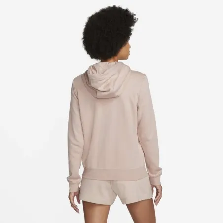 Nike Femme -Sweat à capuche Nike Sportswear Club – Rose Oxford/Blanc - NIKE