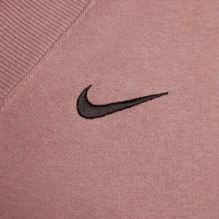 Nike Femme – Sweat-shirt Nike Sportswear Phoenix en polaire – Mauve fumé/noir - NIKE