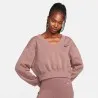 Nike Femme – Sweat-shirt Nike Sportswear Phoenix en polaire – Mauve fumé/noir - NIKE