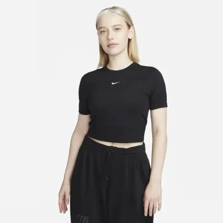 Nike Femme -T-SHIRT NIKE SPORTSWEAR ESSENTIAL – Noir - NIKE