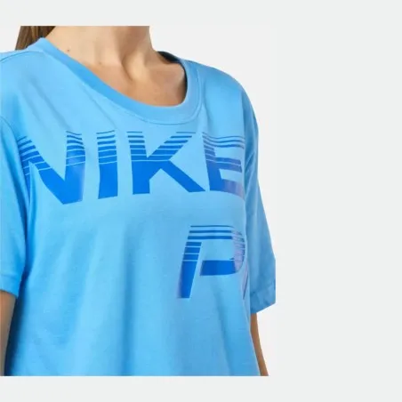 NIKE PRO W GRX SS -BLEU UNIVERSITÉ - NIKE