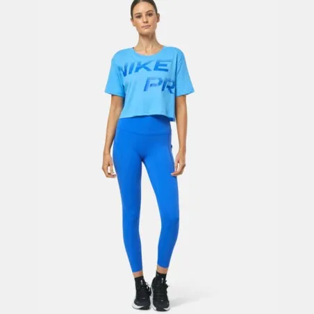 NIKE PRO W GRX SS -BLEU UNIVERSITÉ - NIKE
