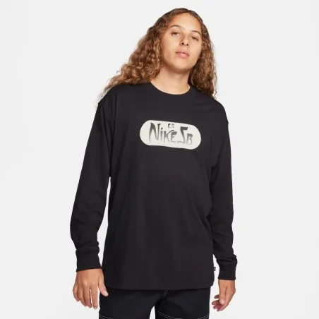 Nike – T-shirt à manches longues Nike SB M90 – noir - NIKE