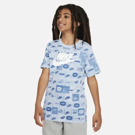 Nike – T-shirt pour enfants Nike – Bleu armurerie clair - NIKE