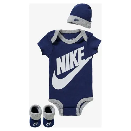 Nike Enfant -Ensemble bébé garçon Nike Futura Logo – Bleu Gris - NIKE