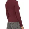 Tommy Jeans – T-shirt à manches longues en coton Tommy Jeans – Bordeaux - TOMMY JEANS