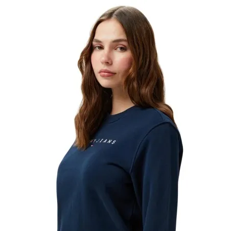 Tommy Jeans – Sweatshirt Essential Linear Logo – Bleu Marine - TOMMY JEANS