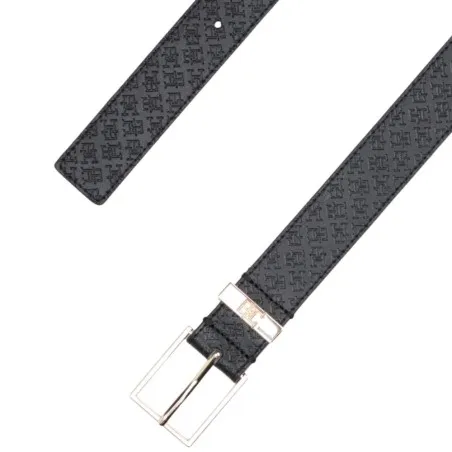 Tommy Jeans – Ceinture en cuir pour femme – NOIR - TOMMY JEANS