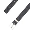Tommy Jeans – Ceinture en cuir pour femme – NOIR - TOMMY JEANS