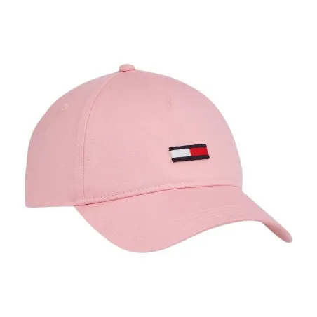 Tommy Jeans – Casquette de baseball avec broderie drapeau – Rose - TOMMY JEANS