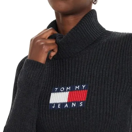 Tommy Jeans – Coupe slim avec ajout de laine – anthracite - TOMMY JEANS